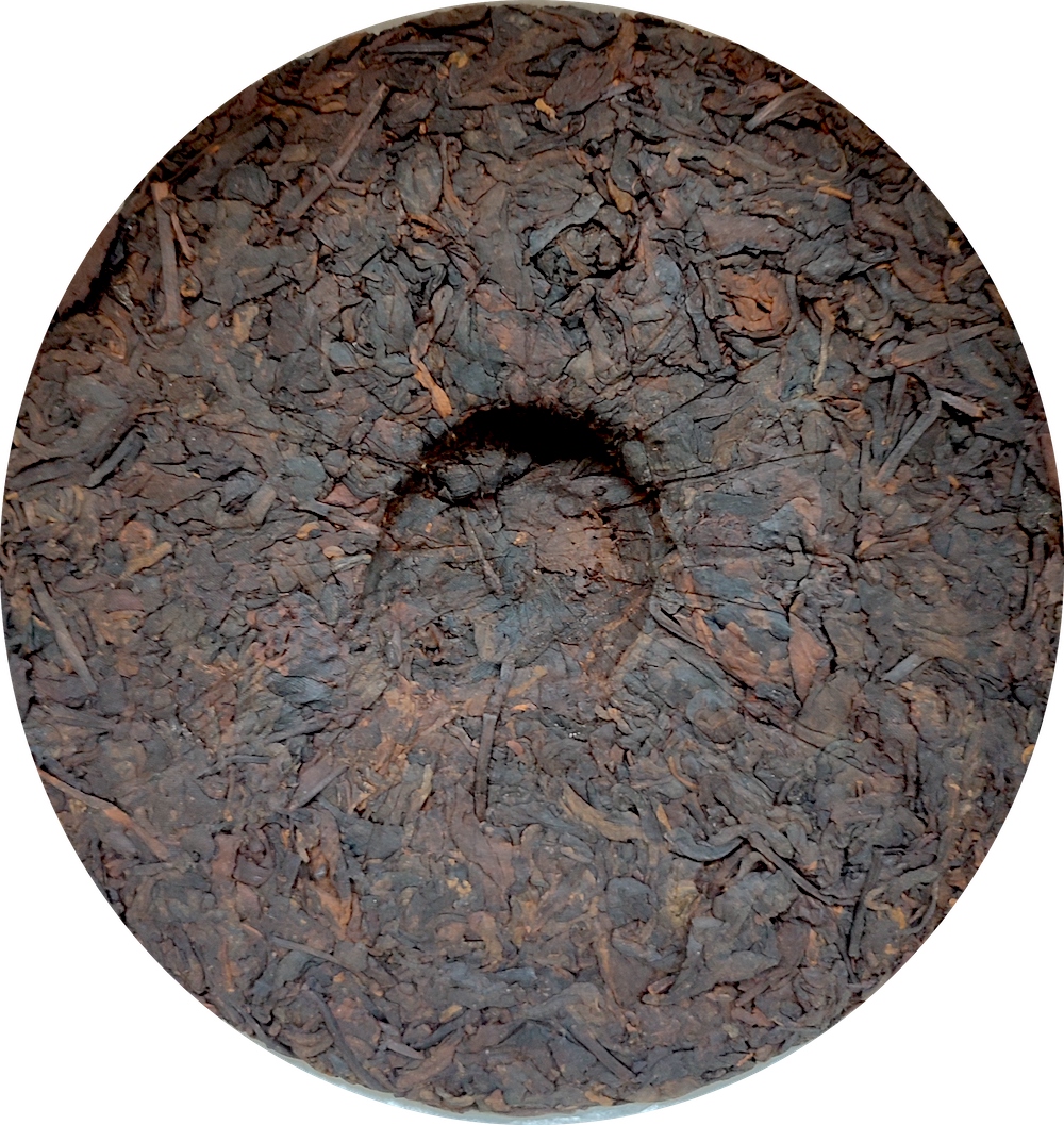 Шу пуэр в блинах и плитках Шу Пуэр 1993г. блин 357г, Выдержанный и прессованный в 2019г